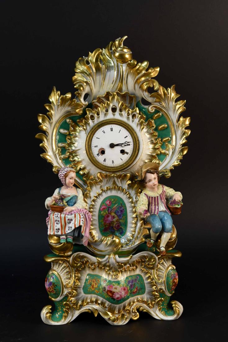 JACOB PETIT PORCELAIN CLOCK (1 of 9)
