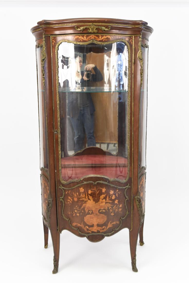 ANTIQUE FRENCH VITRINE CABINET (1 of 11)