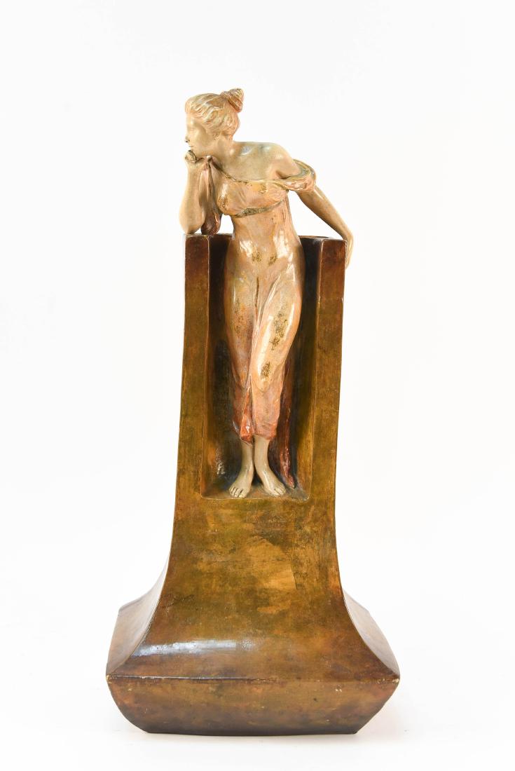 PETRI GOLDSCHEIDER TERRACOTTA SCULPTURAL VASE (1 of 10)