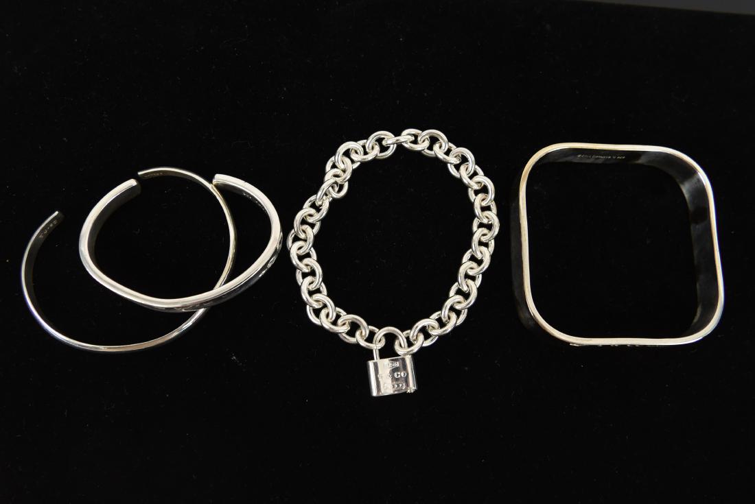 GROUPING OF TIFFANY STYLE STERLING SILVER (1 of 5)