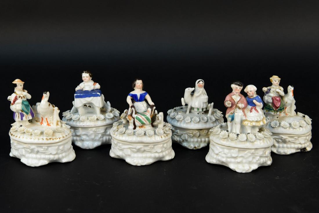 (6) CONTA BOHME FIGURAL TRINKET BOXES (1 of 11)