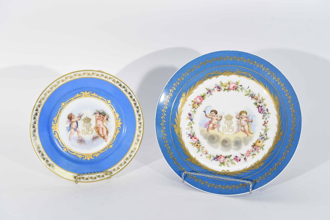 (2) SEVRES PORCELAIN PLATES (1 of 10)
