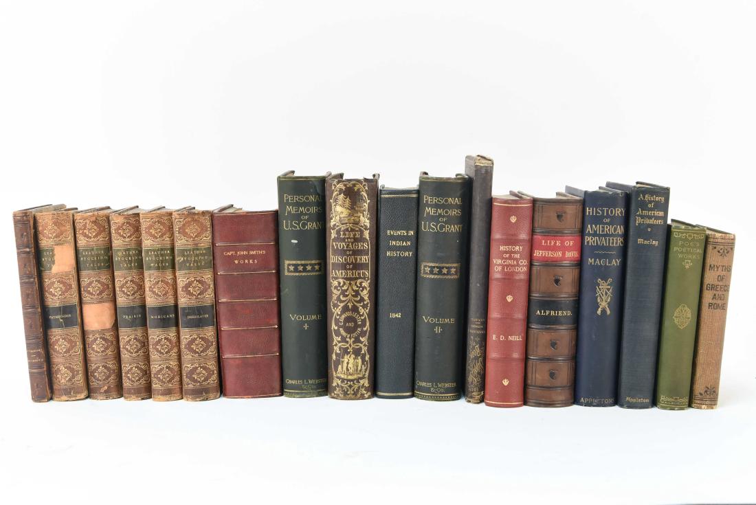 (18) MISC. LEATHERBOUND BOOKS (1 of 10)