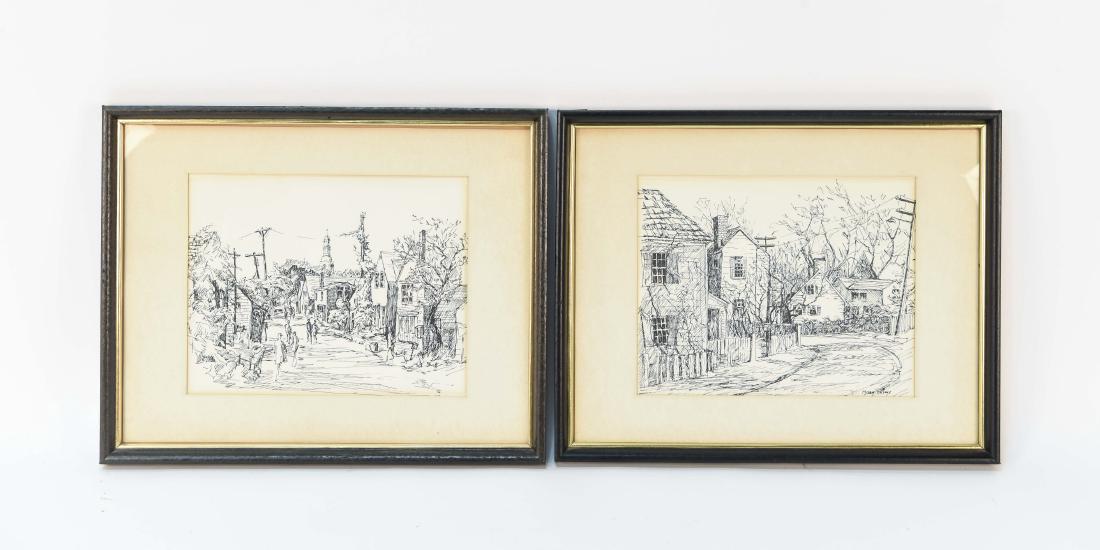 PAIR OF MARY ROBBINS (AMERICAN 1919-2008) (1 of 10)