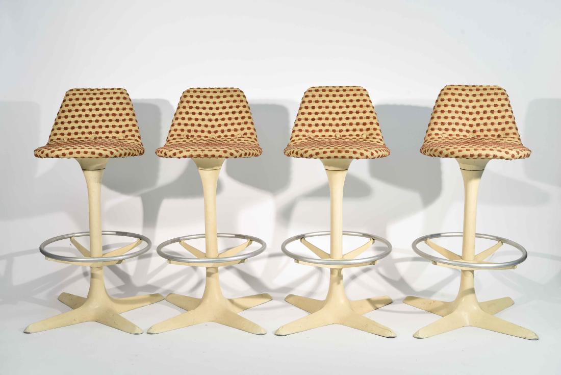 (4) BURKE TULIP STYLE BAR STOOLS (1 of 10)