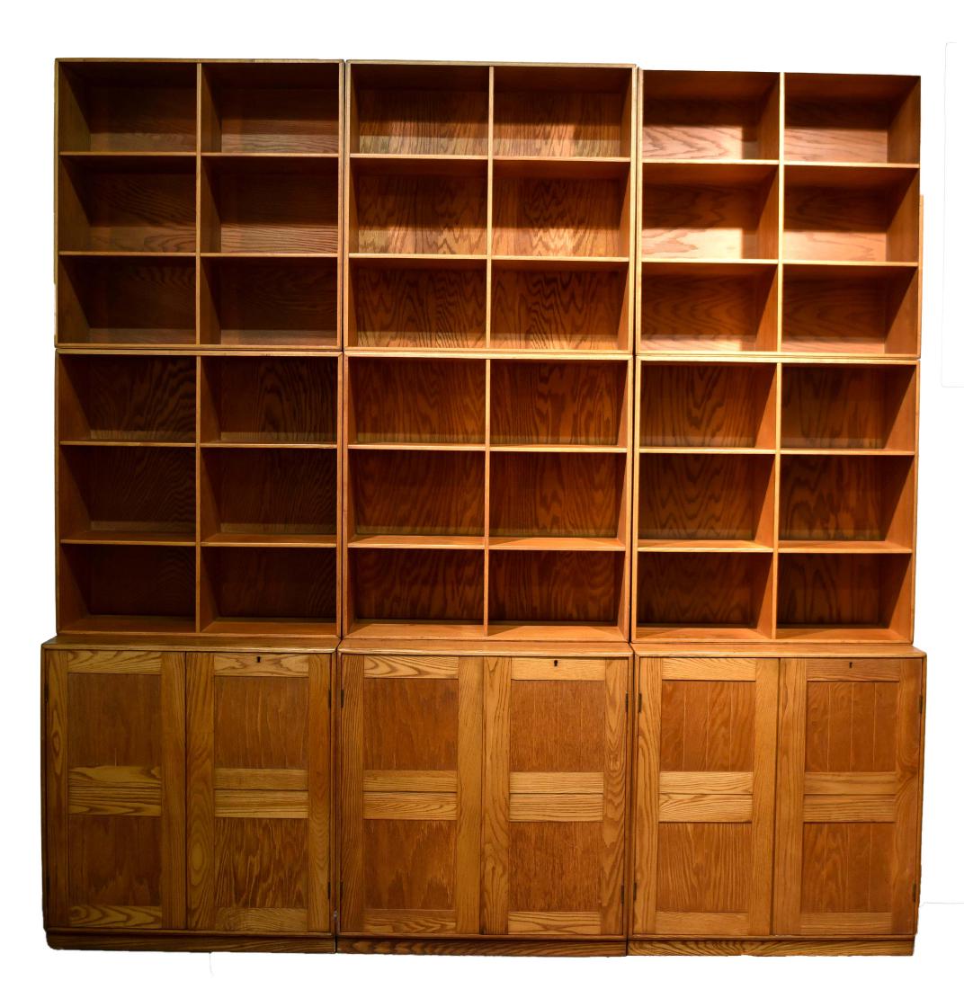 MOGENS KOCH BY RUD RASMUSSEN OREGON PINE BOOKCASE (1 of 6)