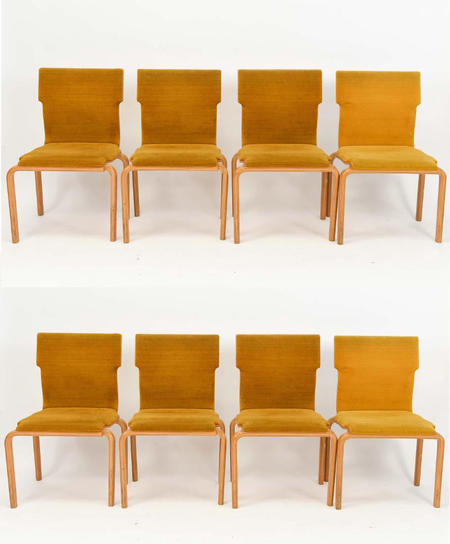(8) MID-CENTURY DINING CHAIRS IN STYLE OF THONET (1 of 8)