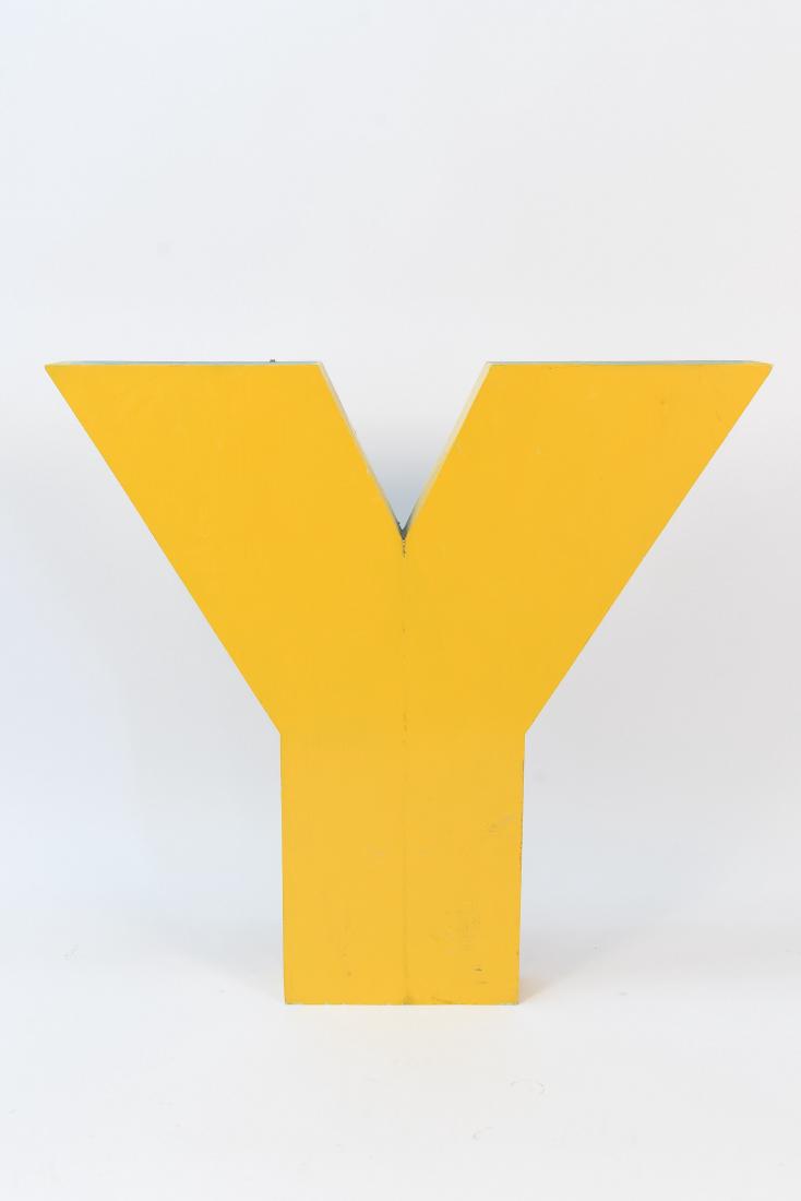 DECORATIVE 3' BACKLIT NEON LETTER Y (1 of 10)