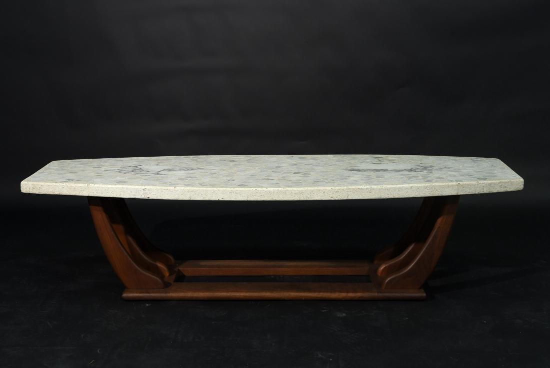 HARVEY PROBBER STYLE TERRAZZO TOP COFFEE TABLE (1 of 8)