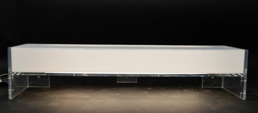 LUCITE & ACRYLIC FLOATING CONSOLE (1 of 8)