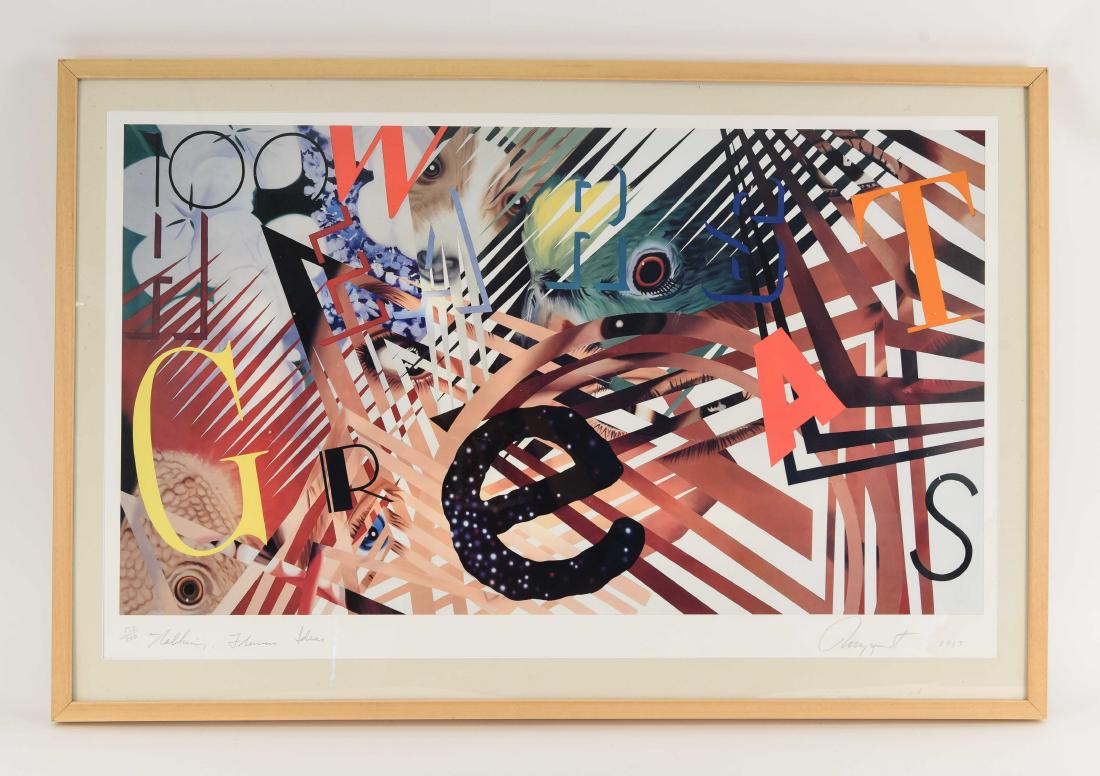 JAMES ROSENQUIST (AMERICAN 1933-2017) LITHO (1 of 9)