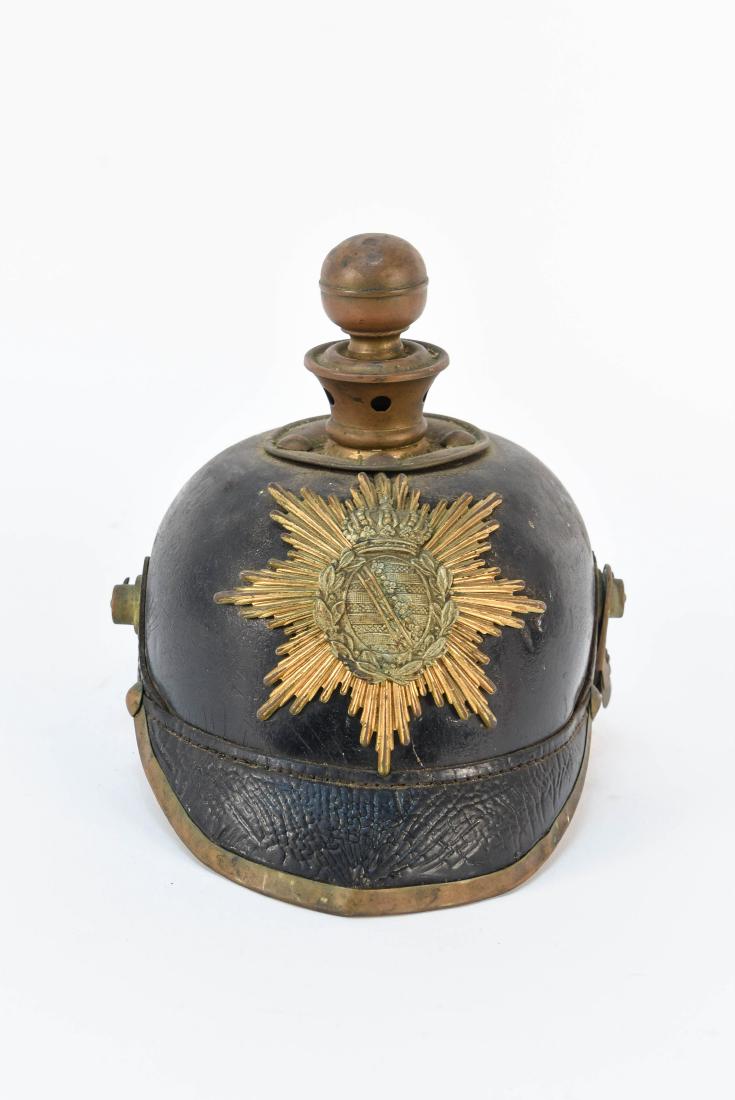 ANTIQUE MILITARY ARTILLERY HELMET (1 of 9)