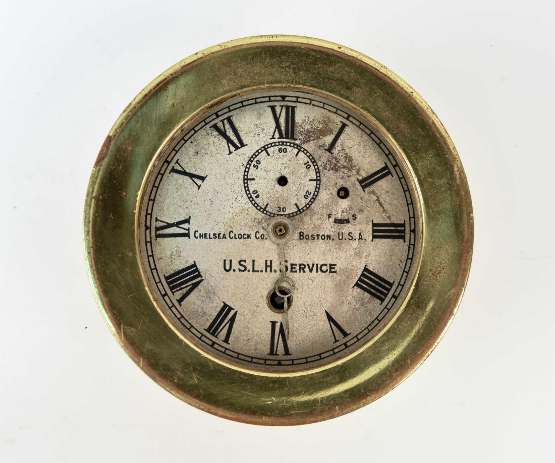 U.S. LIGHTHOUSE SERVICE CHELSEA SHIPS CLOCK (1 of 5)