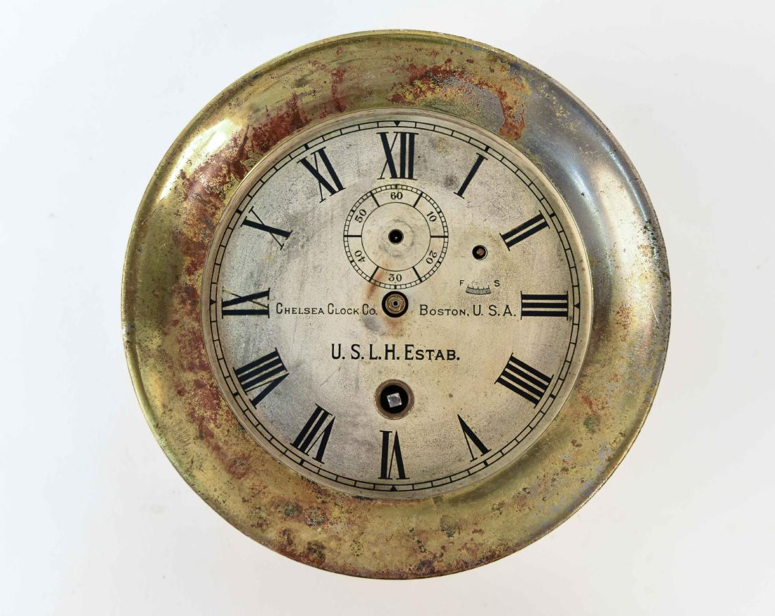 US. LIGHT HOUSE ESTABLISHMENT CHELSEA SHIPS CLOCK (1 of 5)