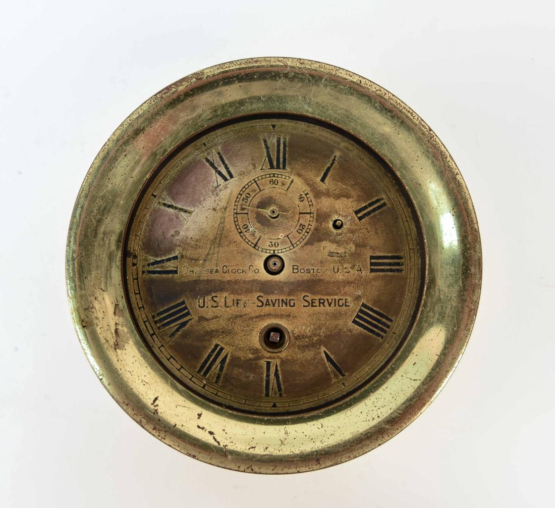 US. LIFE SAVING SERVICE CHELSEA SHIPS CLOCK (1 of 4)