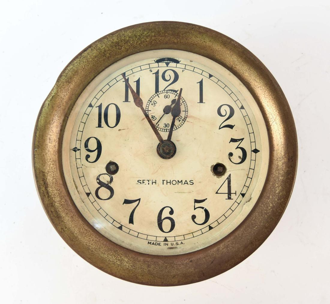 SETH THOMAS SHIPS DECK CLOCK (1 of 6)