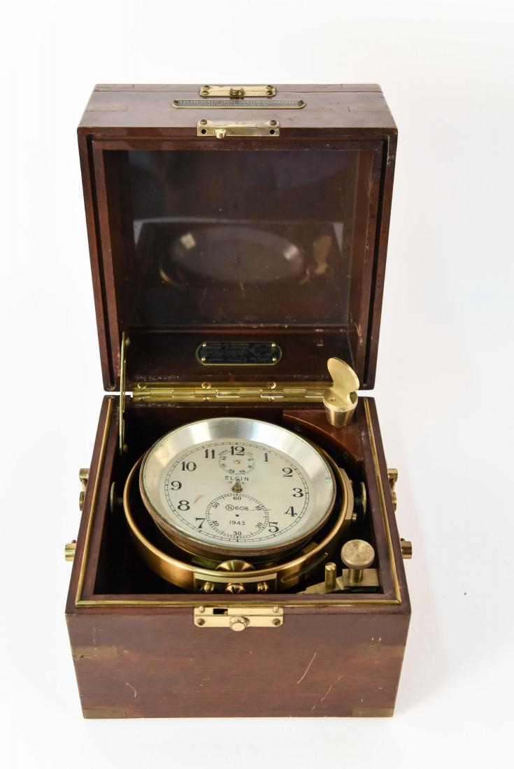 ELGIN 1943 CHRONOMETER PARTS (1 of 7)