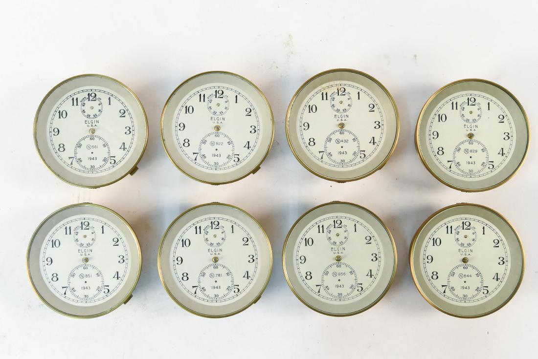 (8) ELGIN 1943 CHRONOMETERS (1 of 8)