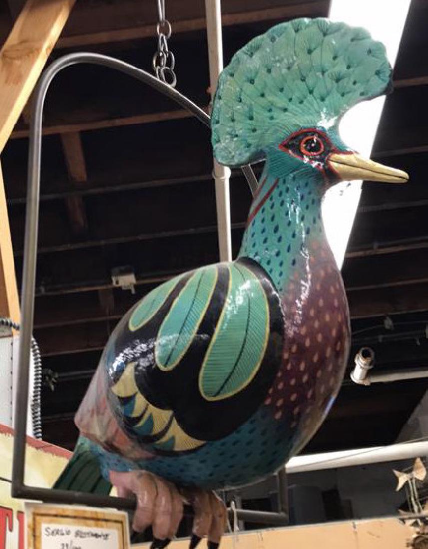 SERGIO BUSTAMANTE PAPER MACHE BIRD (1 of 4)