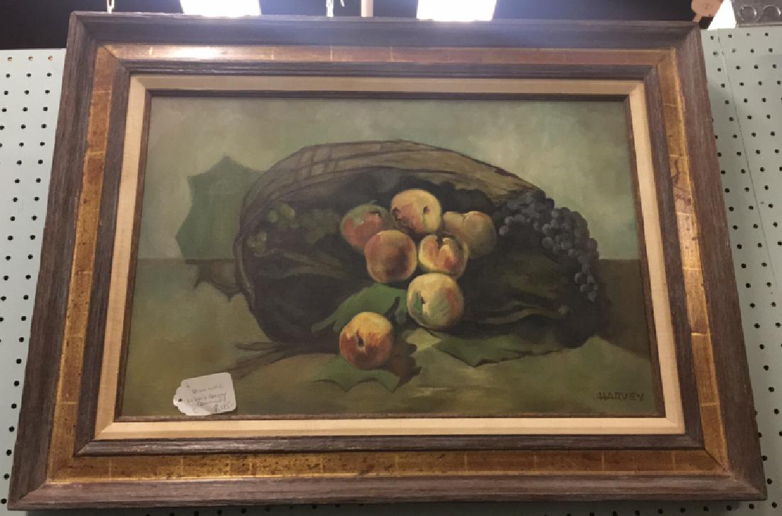 STILL LIFE O/C SIGNED DAVID HARVEY (1 of 4)