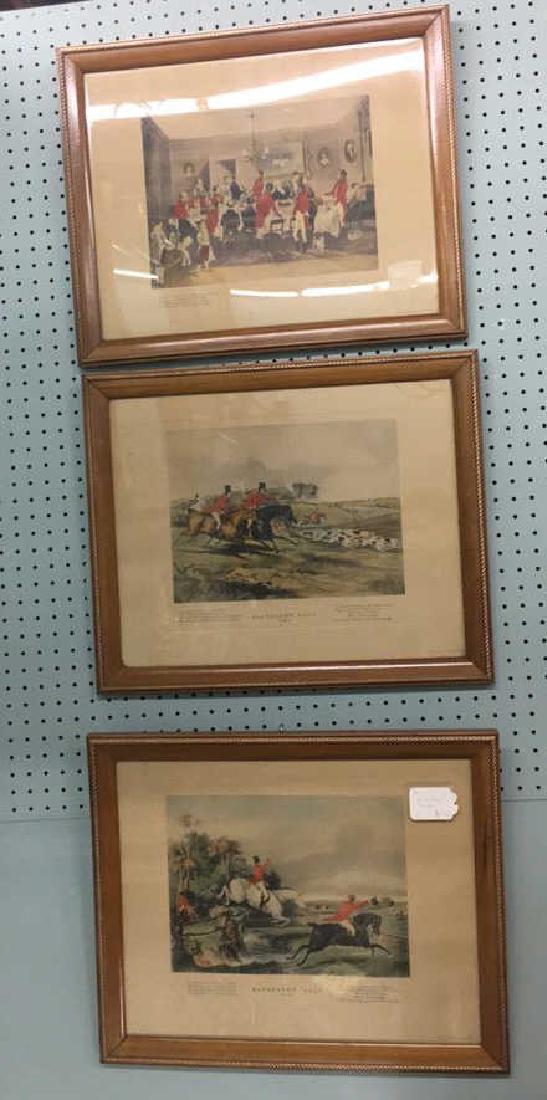 (3) HUNTING SCENE PRINTS (1 of 7)