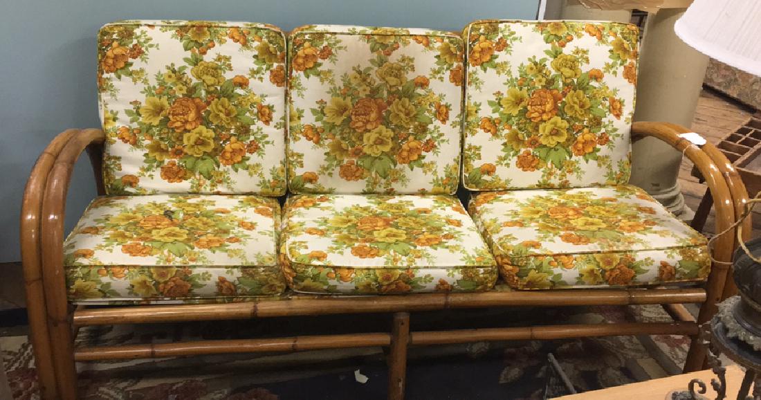 MID-CENTURY BAMBOO SOFA (1 of 7)
