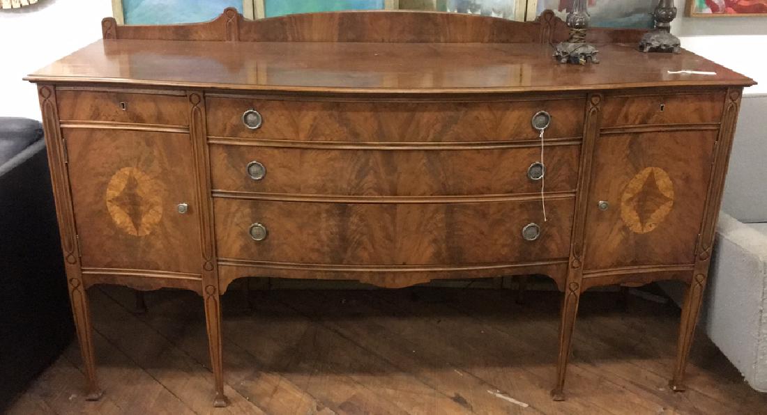 MAHOGANY SIDEBOARD CABINET (1 of 6)
