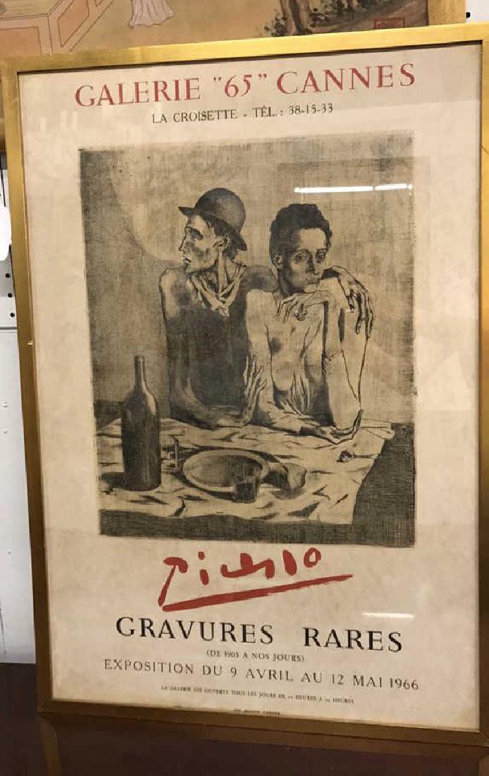 VINTAGE PICASSO GALLERY POSTER (1 of 5)