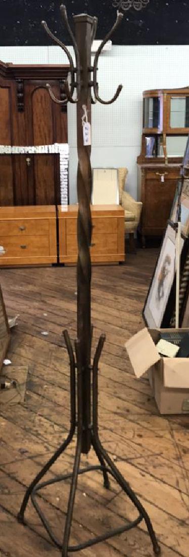 VINTAGE BRASS COAT RACK (1 of 7)