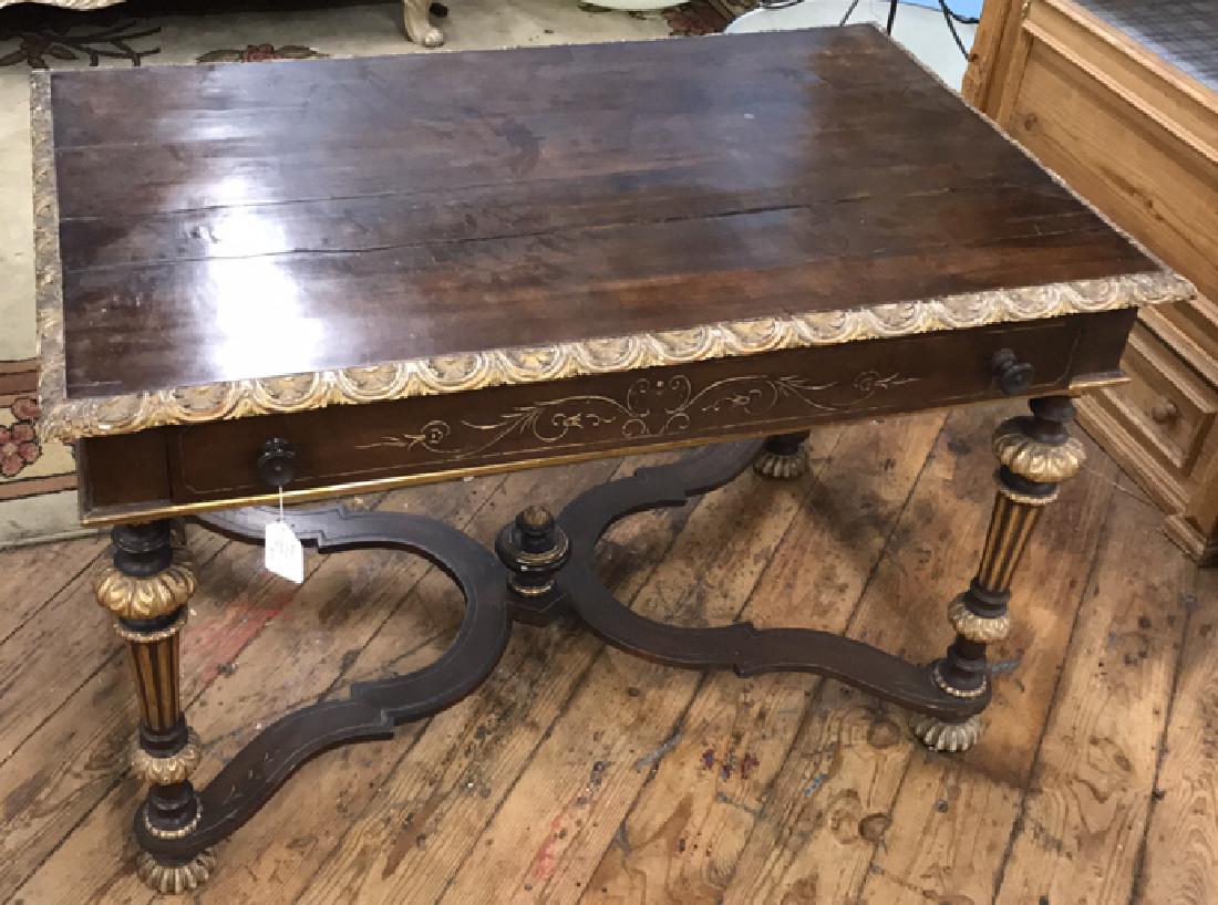 ANTIQUE ITALIAN LIBRARY TABLE (1 of 8)
