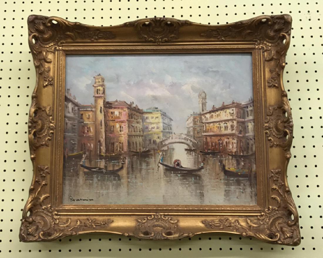 VINTAGE VENETIAN OIL PAINTING (1 of 5)