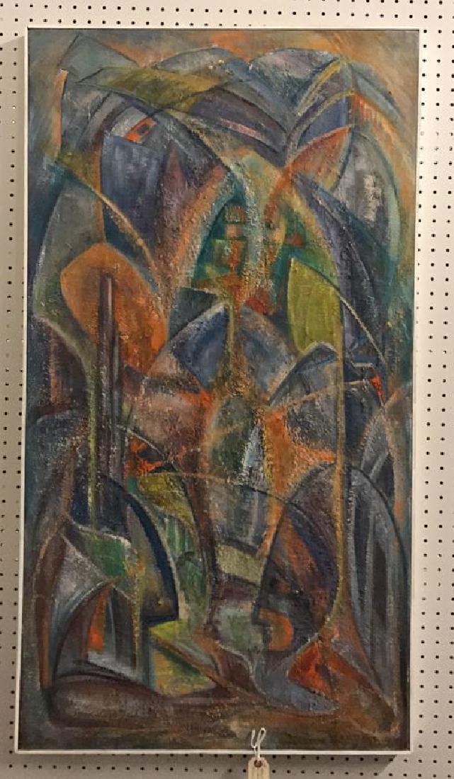 JEANINE REDPATH O/C ABSTRACT PAINTING (1 of 5)