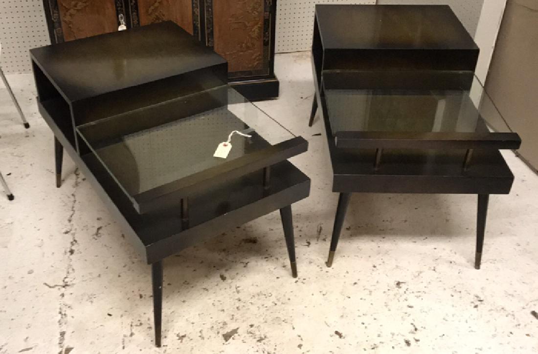 PAIR OF MID CENTURY END TABLES (1 of 5)
