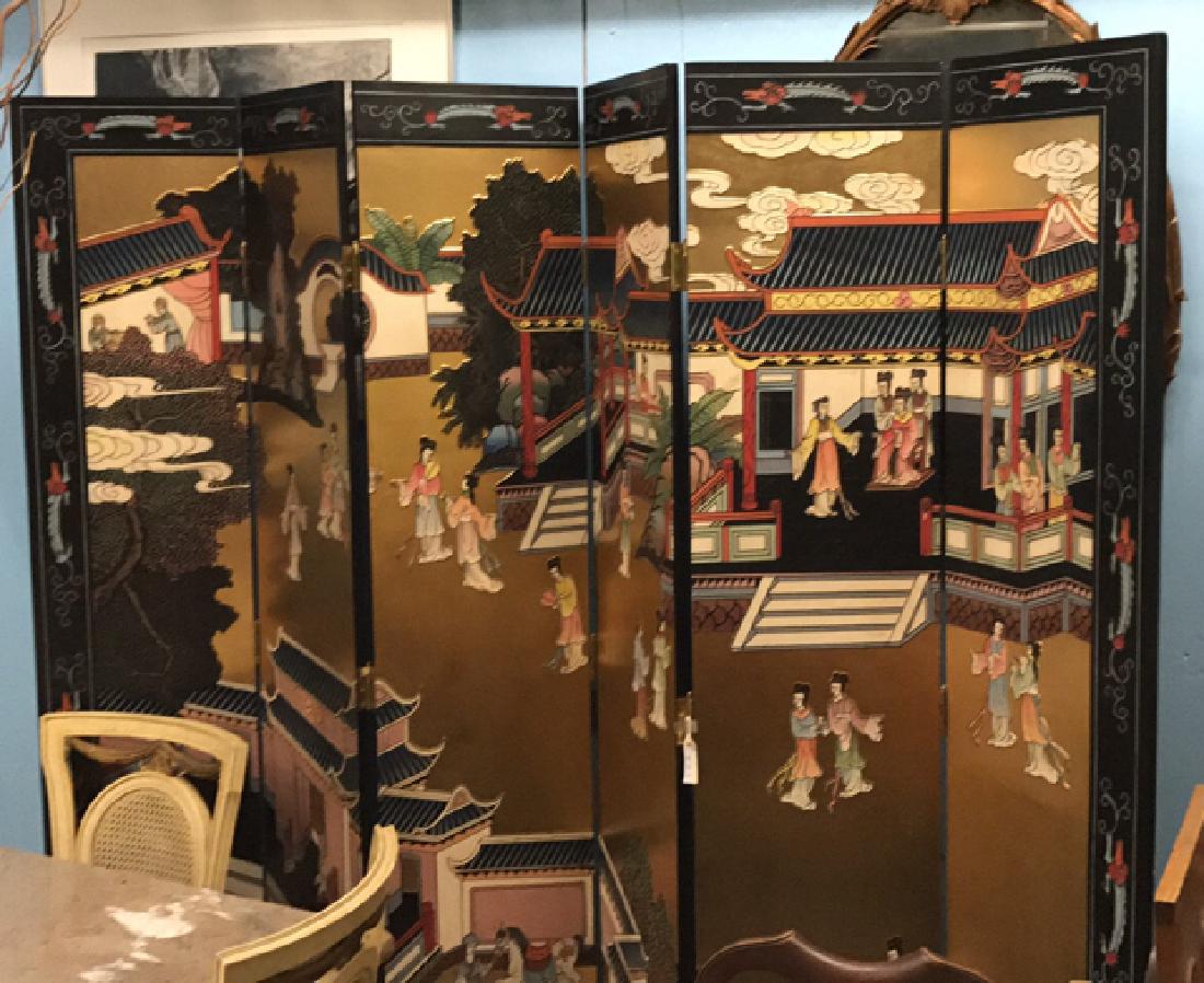 LARGE 6-PANEL ASIAN SCREEN (1 of 11)