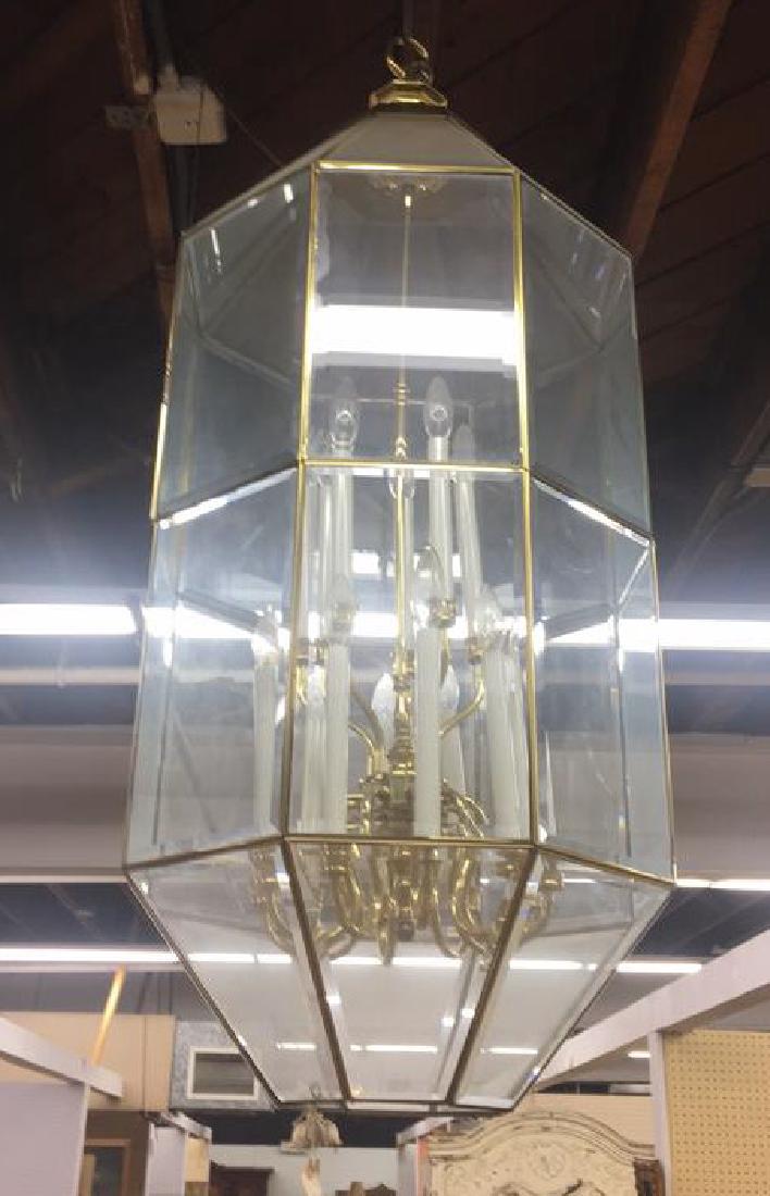 LARGE LANTERN HANGING LIGHT FIXTURE (1 of 4)