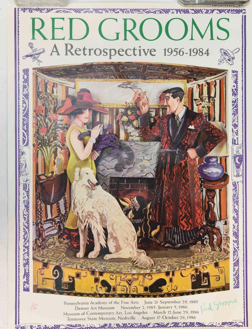 RED GROOMS SIGNED POSTER 1984 (1 of 9)