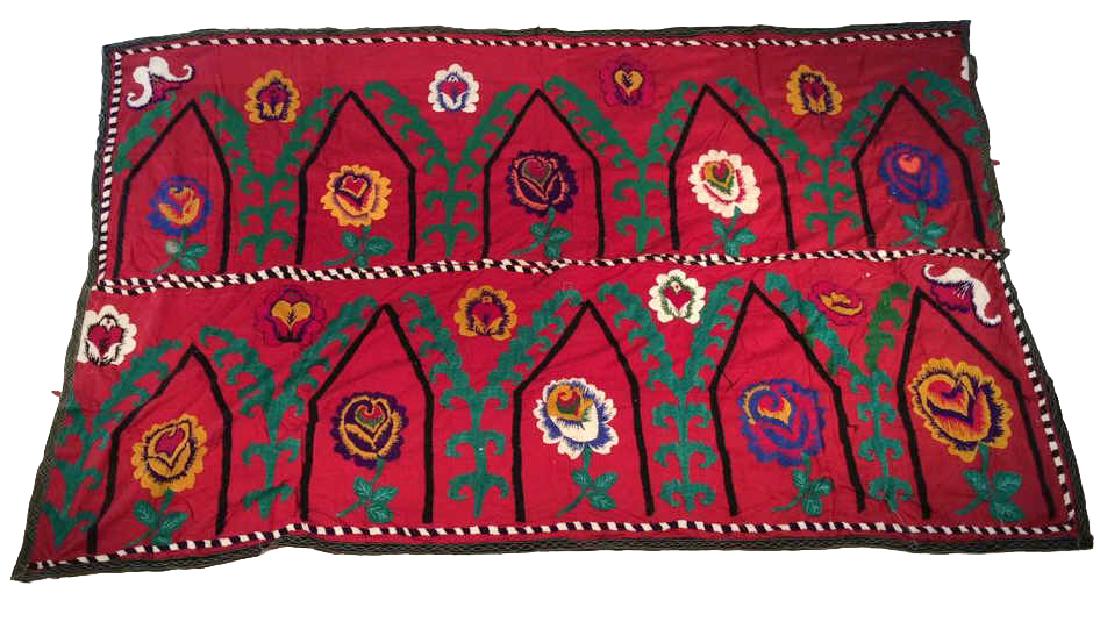 SILK EMBROIDERED WALL HANGING (1 of 8)