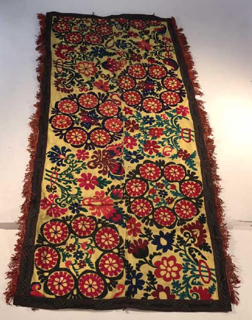 SILK EMBROIDERED WALL HANGING (1 of 8)