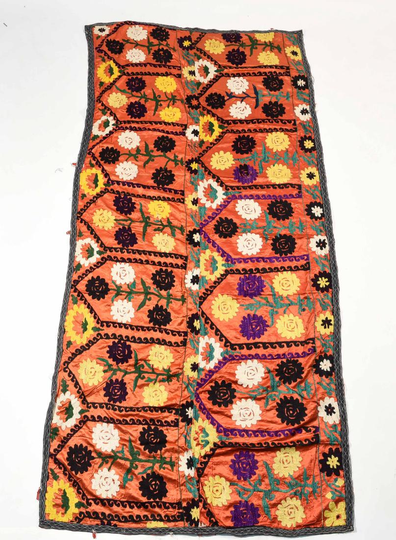 COLORFUL SILK EMBROIDERED WALL HANGING (1 of 8)