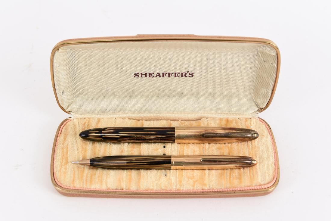 SHEAFFER'S PEN AND PENCIL SET (1 of 5)