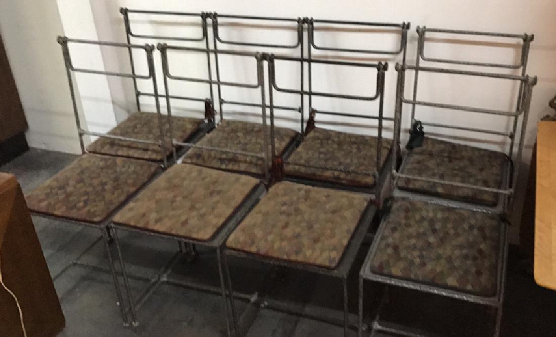 (8) IRON FRAME CHAIRS (1 of 5)
