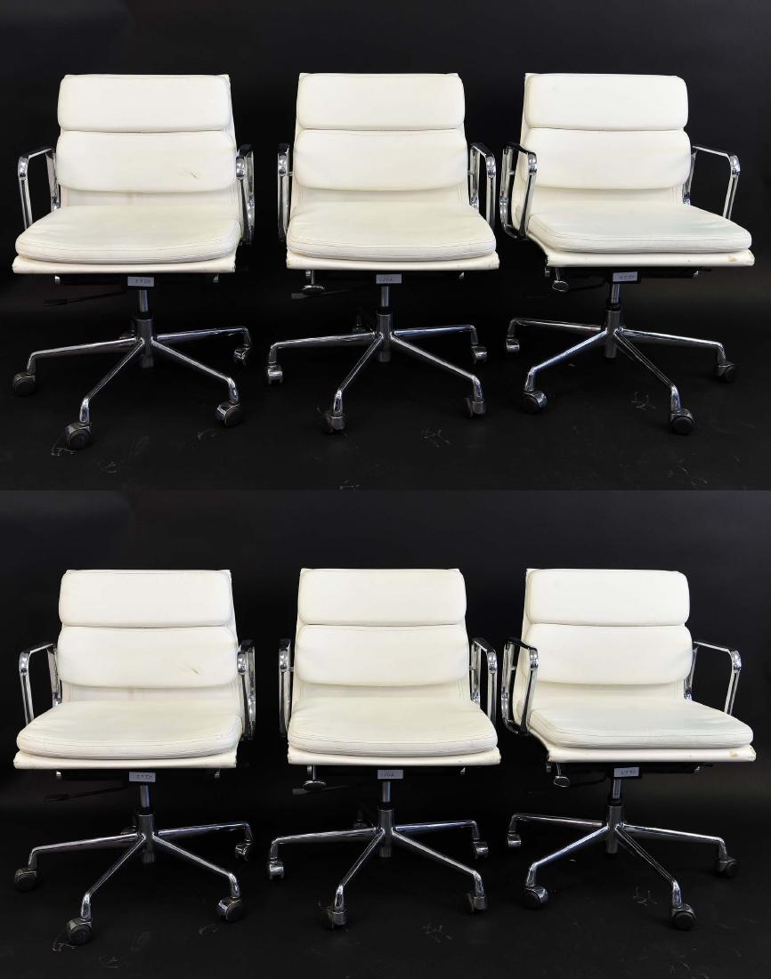 SET (6) EAMES SOFTPAD STYLE ARMCHAIRS (1 of 8)