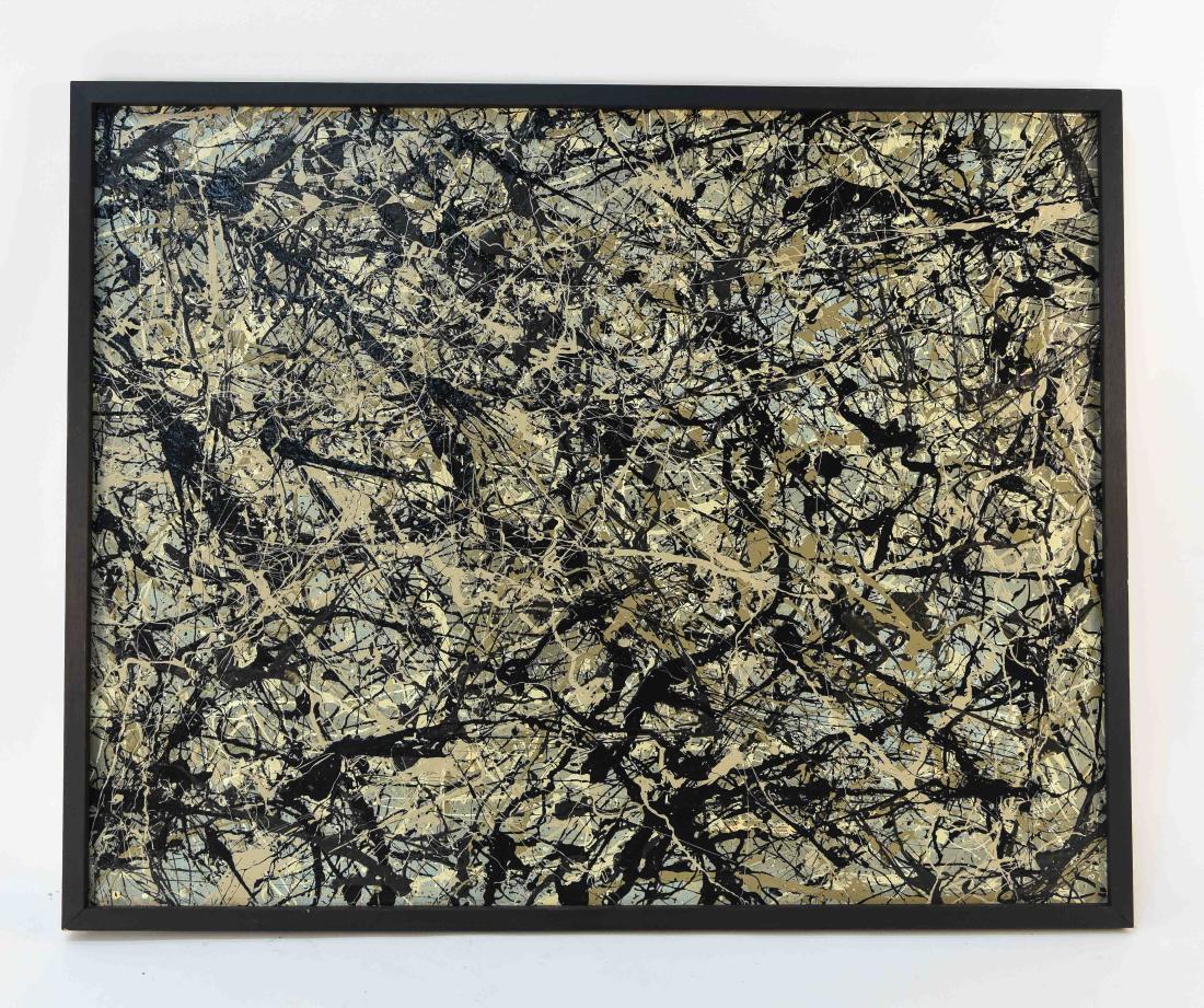 MID-CENTURY ABSTRACT JACKSON POLLOCK STYLE (1 of 8)