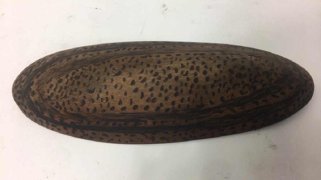 AUSTRALIAN ABORIGINE CARVED WOODEN DISH (1 of 8)