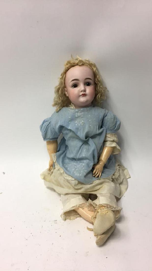 ANTIQUE GERMAN BISQUE & COMPOSITION DOLL (1 of 10)