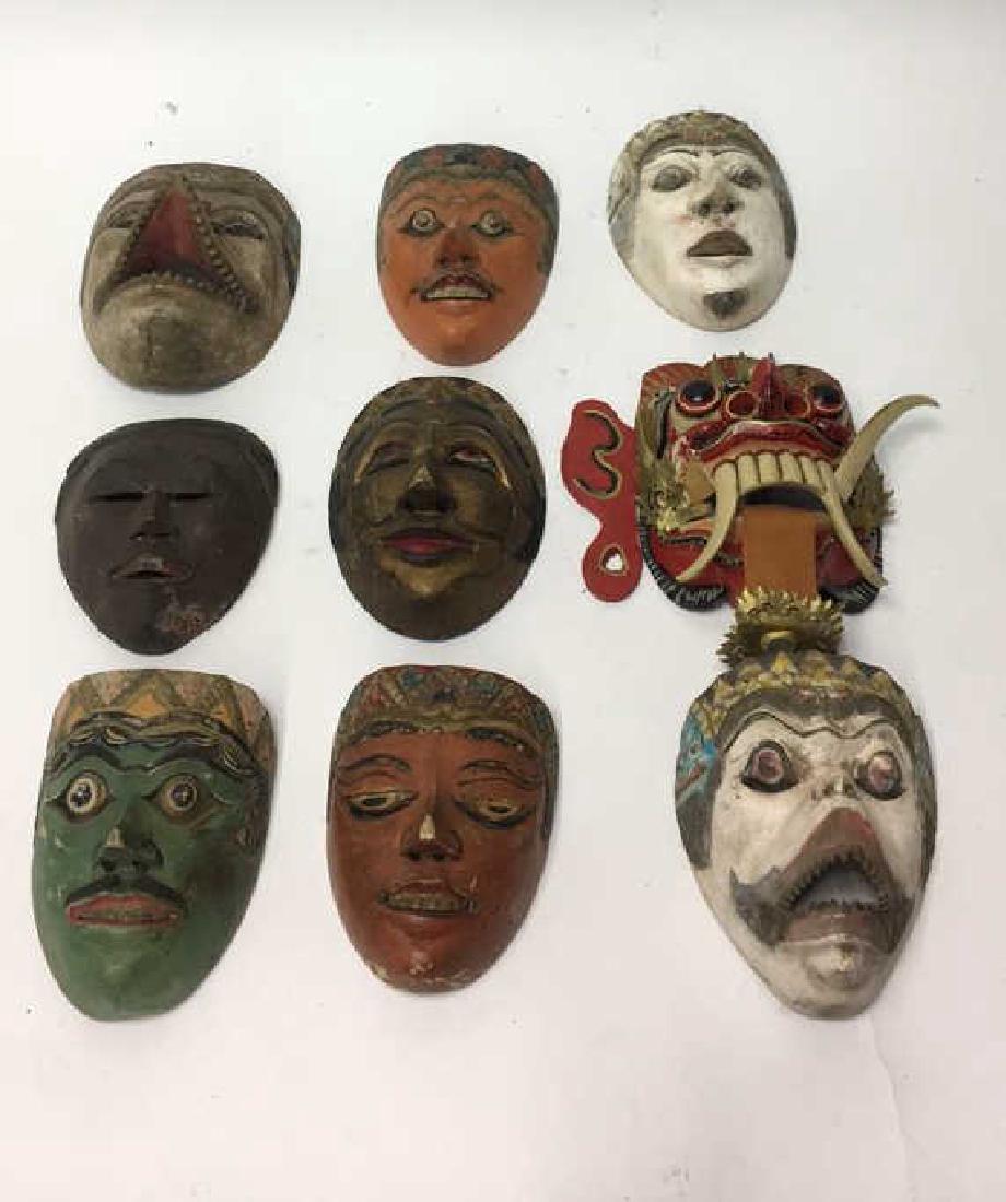(9) INDONESIAN MASKS (1 of 10)