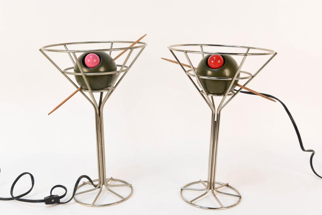 PAIR OF MARTINI LAMPS (1 of 9)