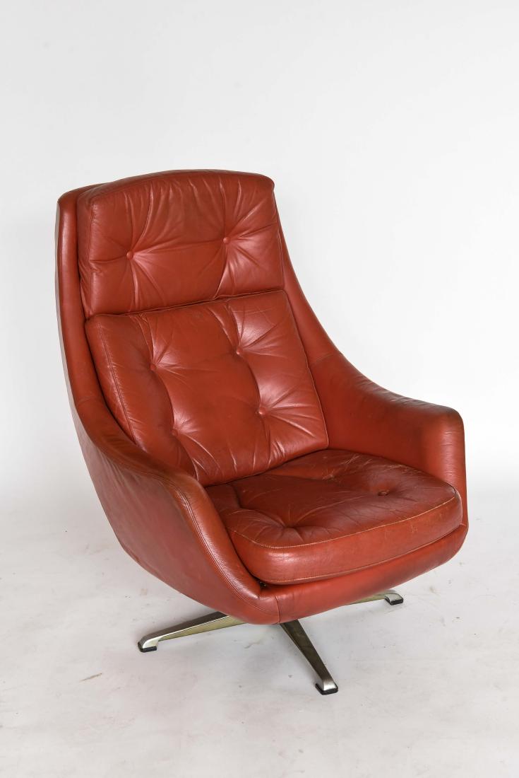 H. W. KLEIN HIGHBACK DANISH SWIVEL CHAIR (1 of 9)
