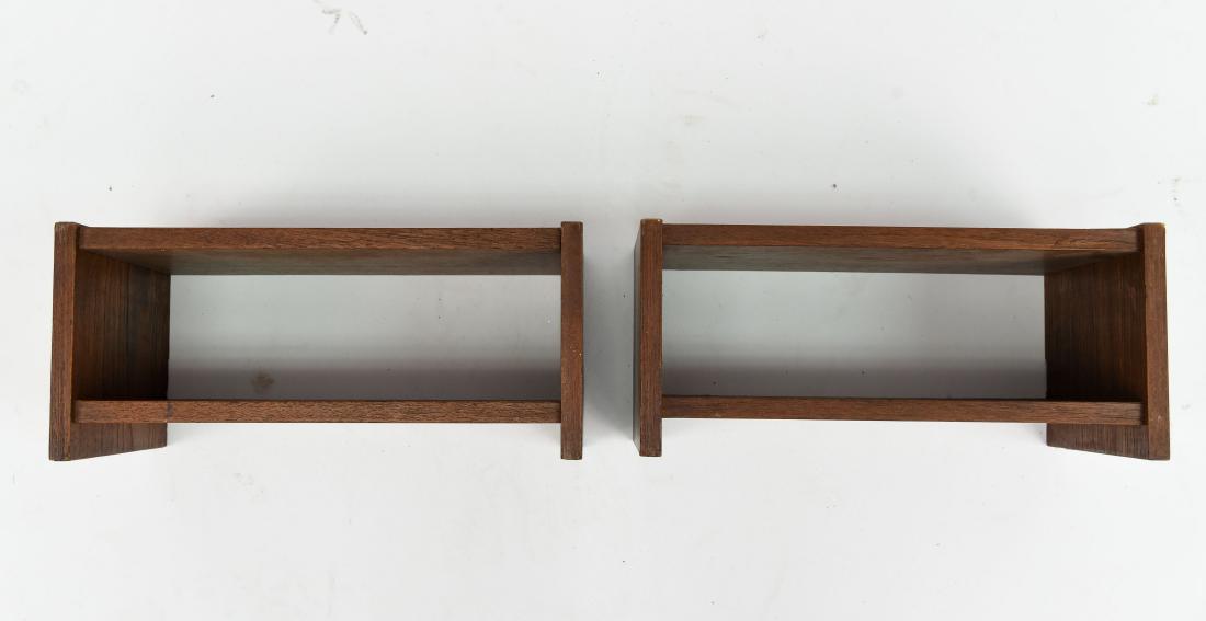 PAIR OF DANISH TEAK FLOATING SHELVES (1 of 6)