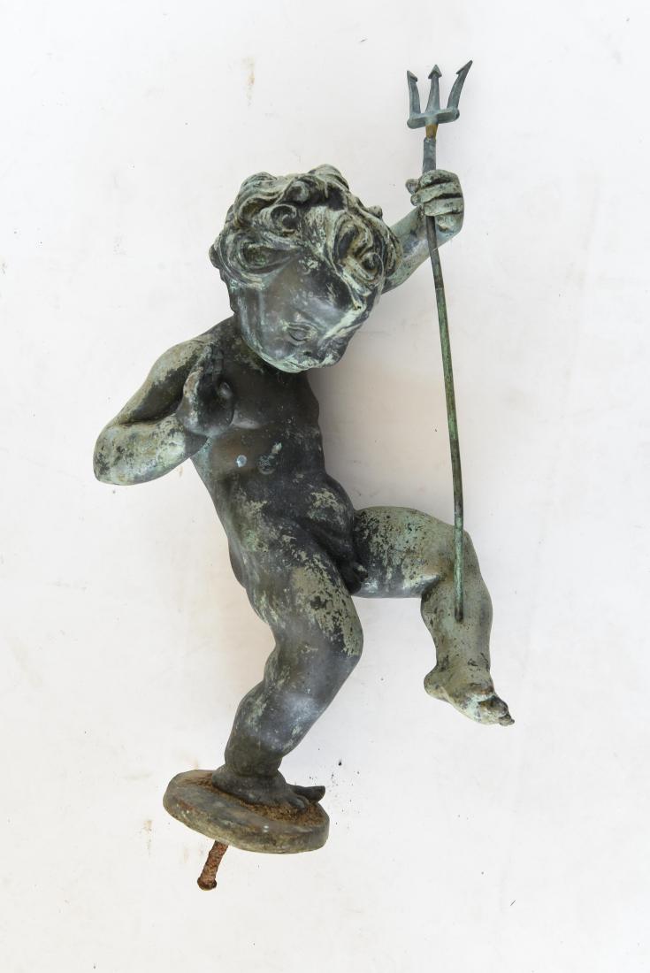 BRONZE PUTTI FOUNTAIN SCULPTURE (1 of 6)